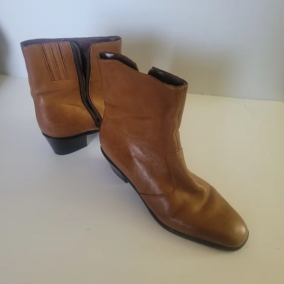 Shelby soft leather ankle brown boots Size 10 - Picture 5 of 8